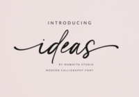 Ideas Font - Featured Image