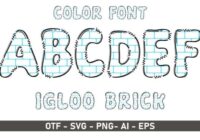 Igloo Brick Font - Featured Image