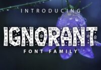 Ignorant Font - Featured Image