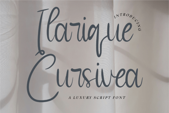 Ilarique Cursivea Font - Featured Image