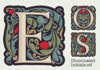 Illuminated Initials Font - Featured Image