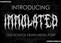 Immolated Font - Featured Image