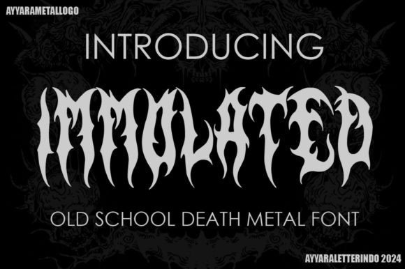 Immolated Font - Featured Image
