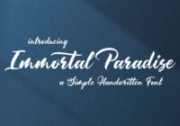 Immortal Paradise Font - Featured Image