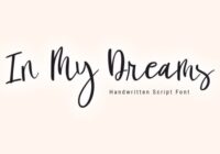 In My Dreams Font - Featured Image