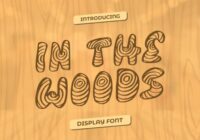 In the Woods Font - Featured Image