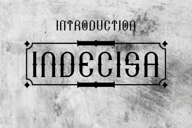 Indecisa Font - Featured Image