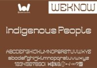Indigenous People Font - Featured Image