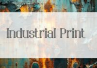 Industrial Print Font - Featured Image