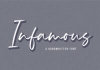 Infamous Font - Featured Image