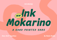 Ink Mokarino Font - Featured Image