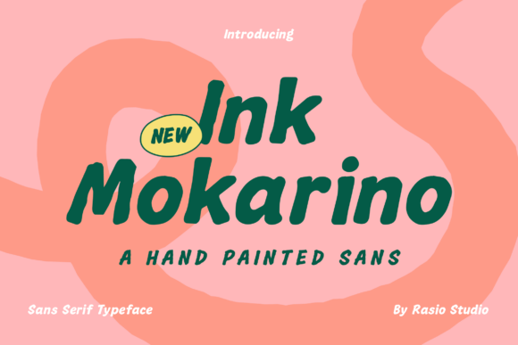 Ink Mokarino Font - Featured Image