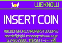 Insert Coin Font - Featured Image