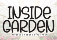 Inside Garden Font - Featured Image