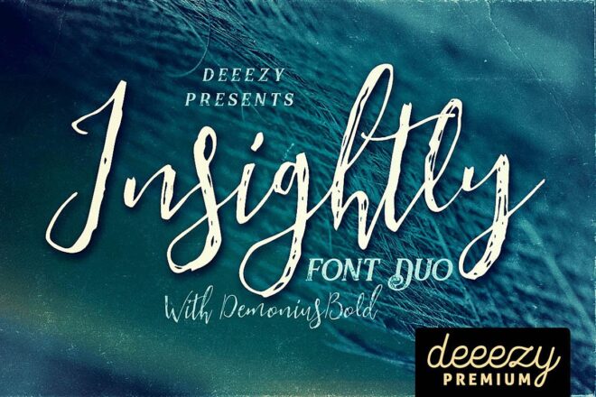 Insightly Font Duo Font - Featured Image