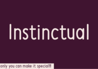 Instinctual Font - Featured Image