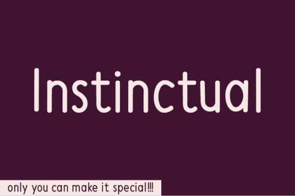 Instinctual Font - Featured Image