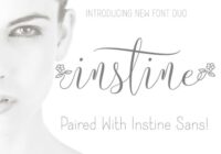 Instine Font - Featured Image