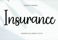 Insurance Font - Featured Image