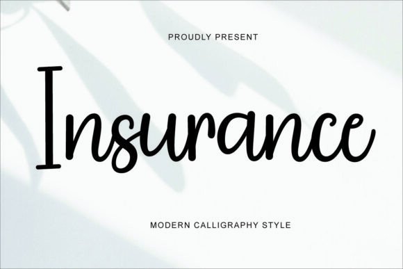 Insurance Font - Featured Image