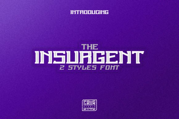 Insurgent Font - Featured Image