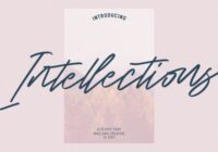 Intellections Script Font - Featured Image