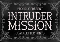 Intruder Mission Font - Featured Image