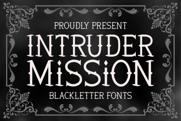 Intruder Mission Font - Featured Image