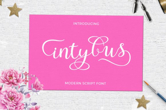 Intybus Script Font - Featured Image