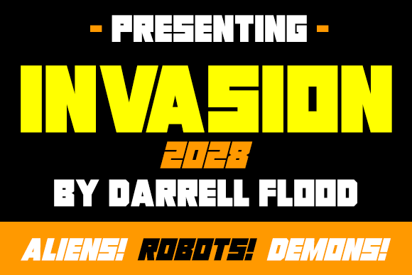 Invasion 2028 Font - Featured Image