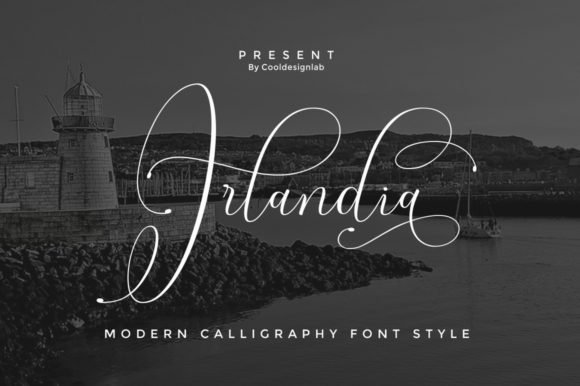 Irlandia Script Font - Featured Image