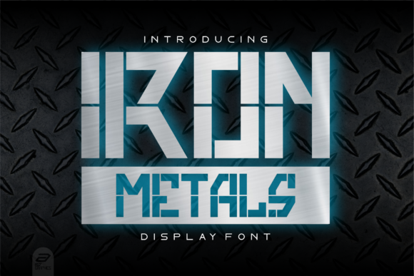Iron Metals Font - Featured Image