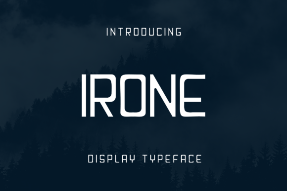 Irone Font - Featured Image