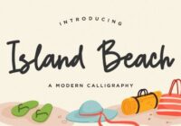 Island Beach Font - Featured Image