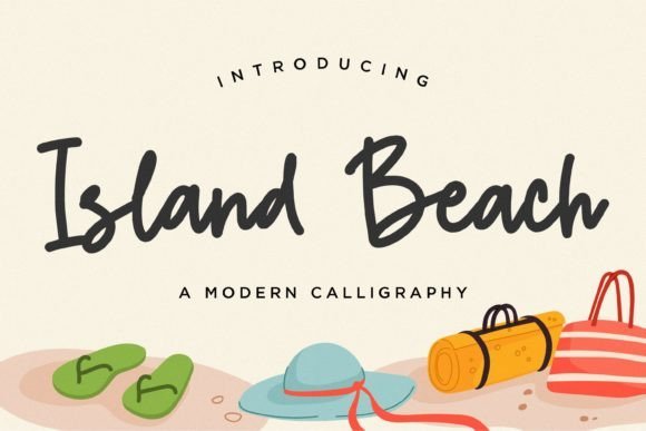 Island Beach Font - Featured Image
