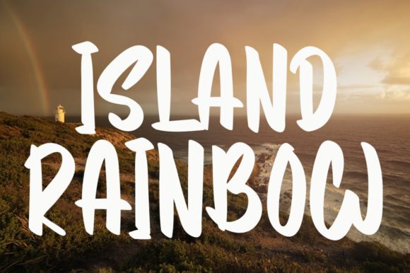 Island Rainbow Font - Featured Image