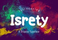 Isrety Font - Featured Image