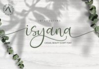 Isyana Script Font - Featured Image