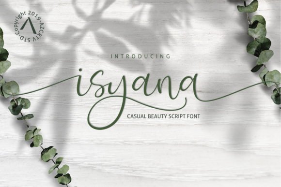Isyana Script Font - Featured Image
