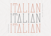 Italian Connected Edition Font - Featured Image
