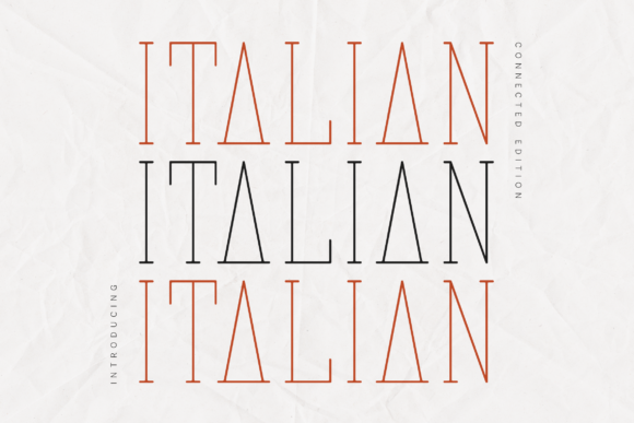 Italian Connected Edition Font - Featured Image