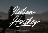 Italian Horskey Font - Featured Image