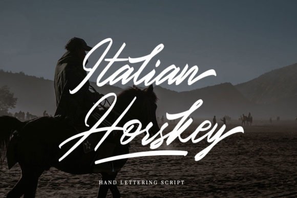 Italian Horskey Font - Featured Image