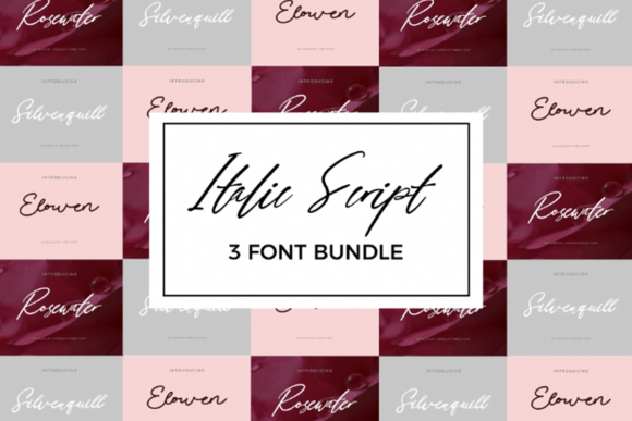 Italic Bundle Font - Featured Image