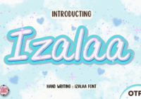 Izalaa Font - Featured Image