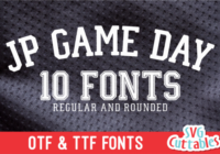 JP Game Day Font - Featured Image