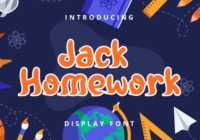 Jack Homework Font - Featured Image