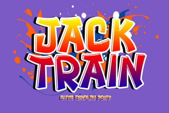 Jack Train Font - Featured Image