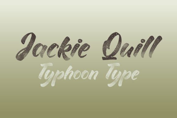 Jackie Quill Font - Featured Image