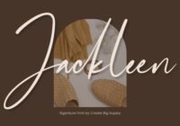 Jackleen Signature Font - Featured Image